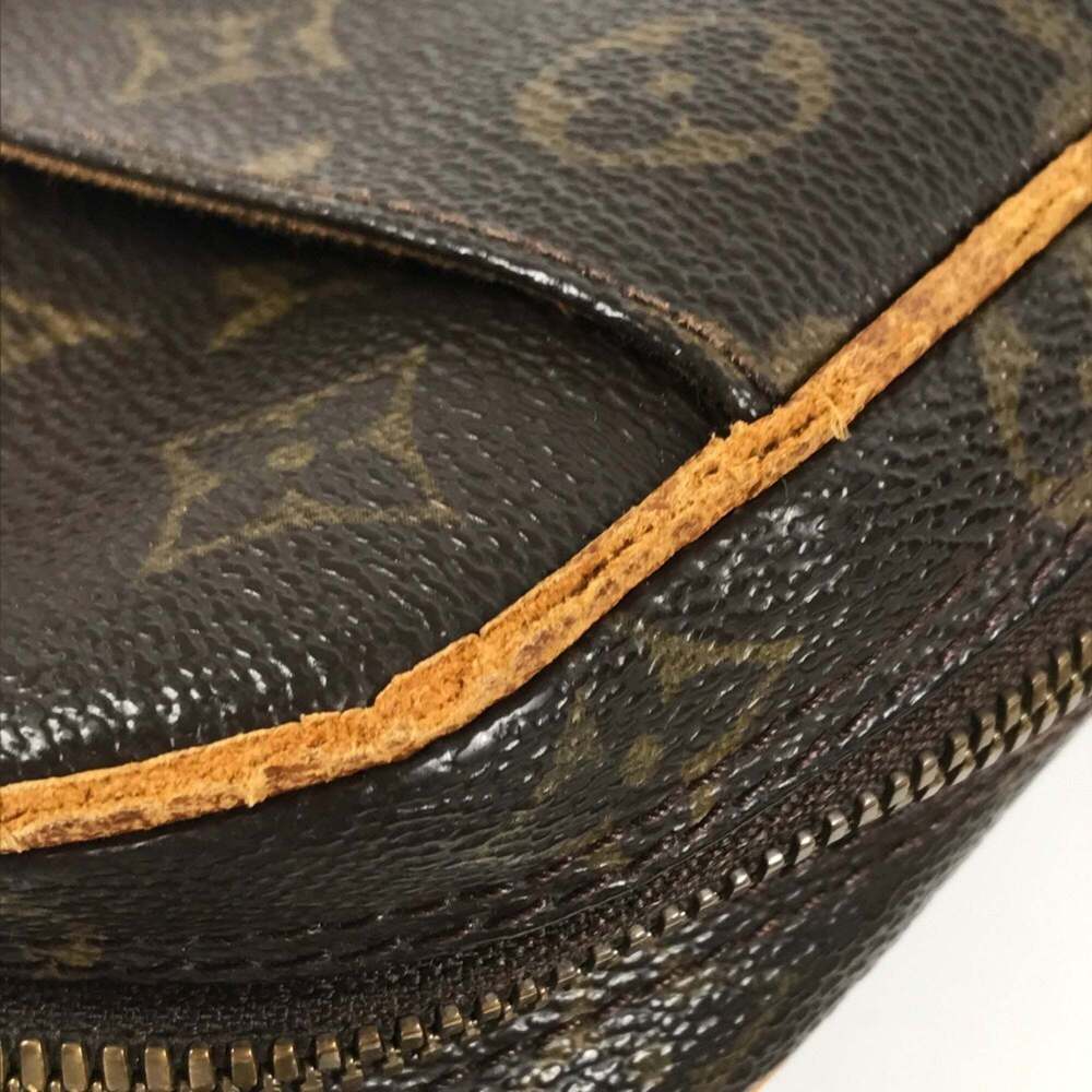 LOUIS VUITTON Authentic Brown Monogram Canvas Pochette Shoulder Bag - Picture 7 of 16